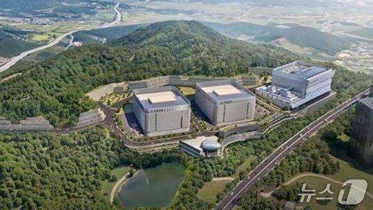 본문 이미지 - ㈜메가데이타코리아의 강원 원주시 하이퍼스케일 인공지능(AI) 데이터센터 조감도. (원주시 제공. 재판매 및 DB금지) 2026.1.15/뉴스1