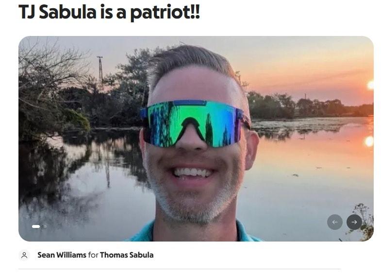 본문 이미지 - 온라인 모금 사이트 고펀드미(GoFundMe)에 개설된 TJ 사불라를 위한 페이지 중 하나. (고펀드미 캡쳐)