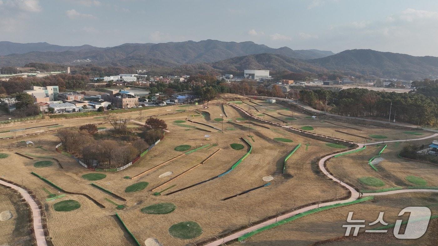본문 이미지 - 충북도립파크골프장 전경(충북도 제공. 재판매 및 DB금지)