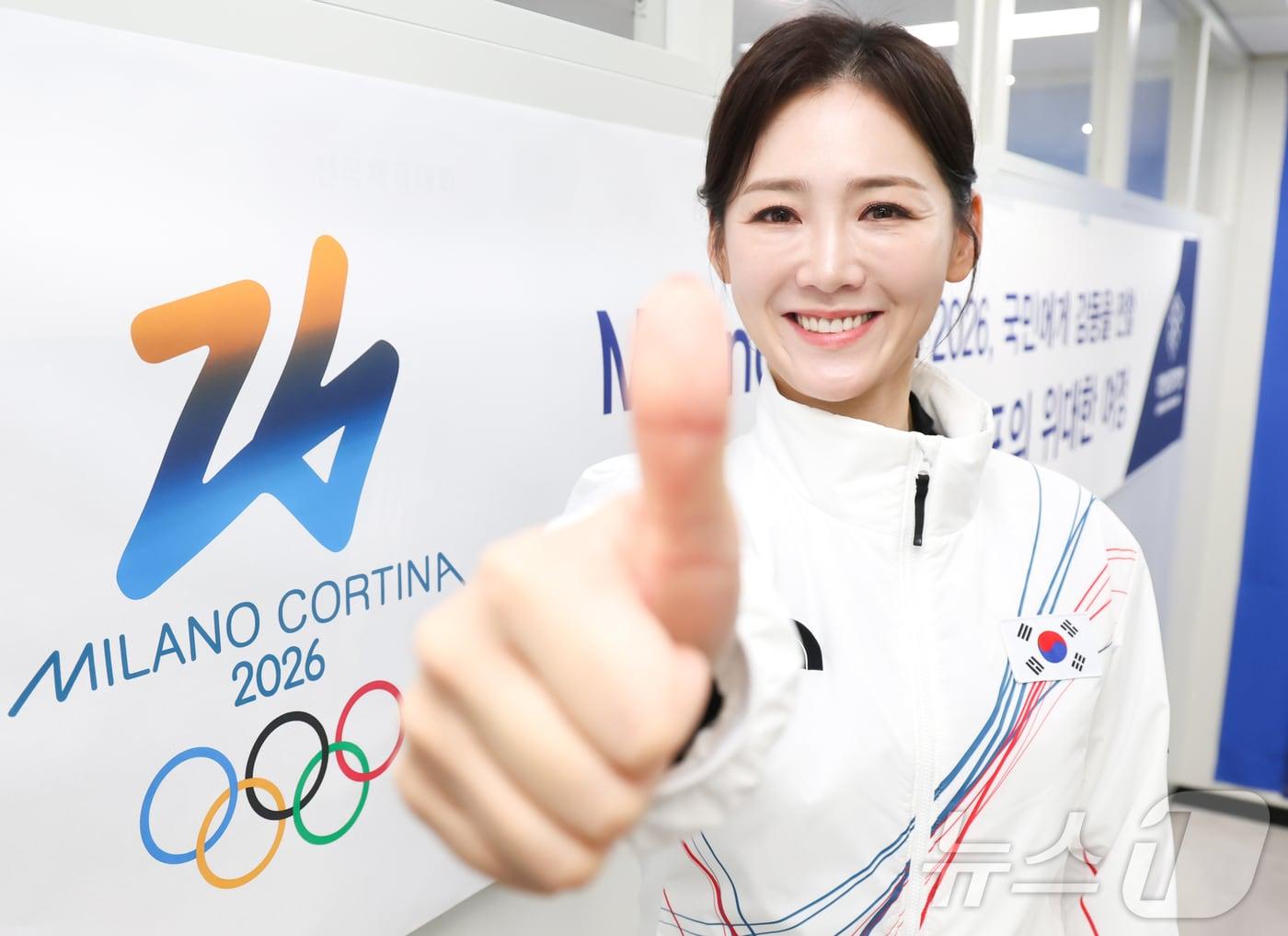 본문 이미지 - 이수경 대한빙상경기연맹 회장 겸 2026 밀라노 코르티나담페초 동계올림픽 선수단장이 15일 오후 서울 송파구 대한체육회에서 뉴스1과 인터뷰를 하고 있다. 2026.1.15/뉴스1 ⓒ News1 김진환 기자