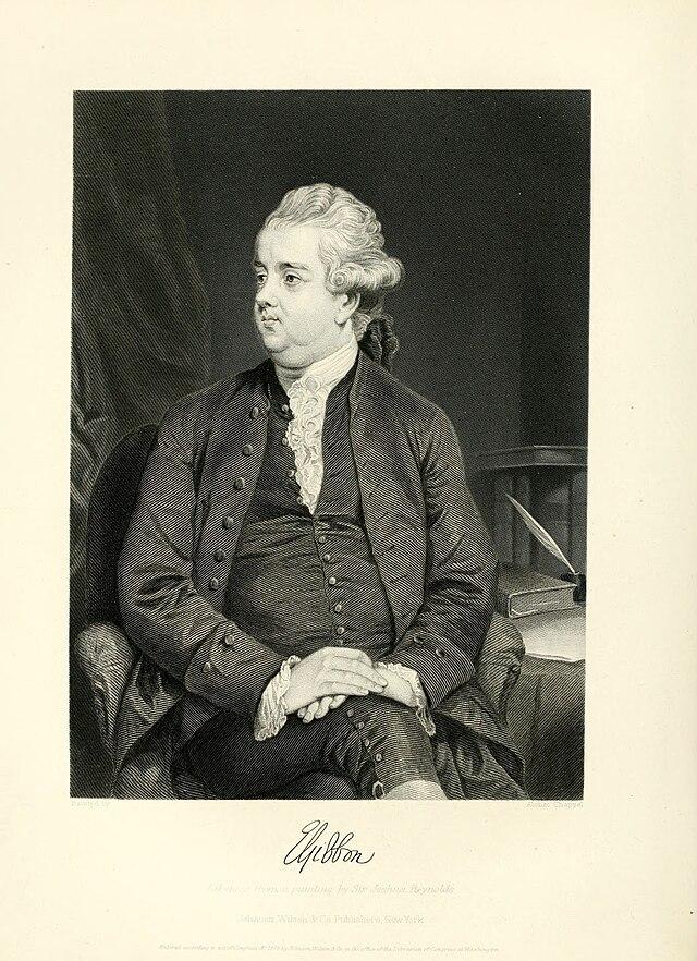 본문 이미지 - 에드워드 기번 (출처: Unknown author, Public domain, via Wikimedia Commons)