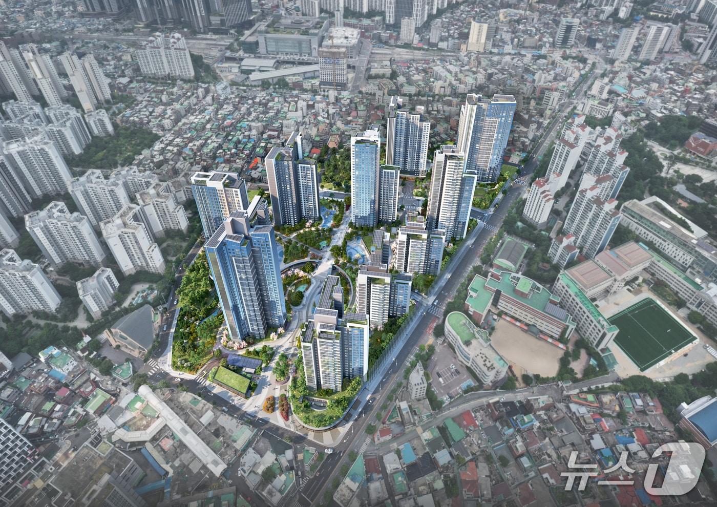 본문 이미지 - 전농8구역 조감도 (서울시 제공) 뉴스1 ⓒ News1