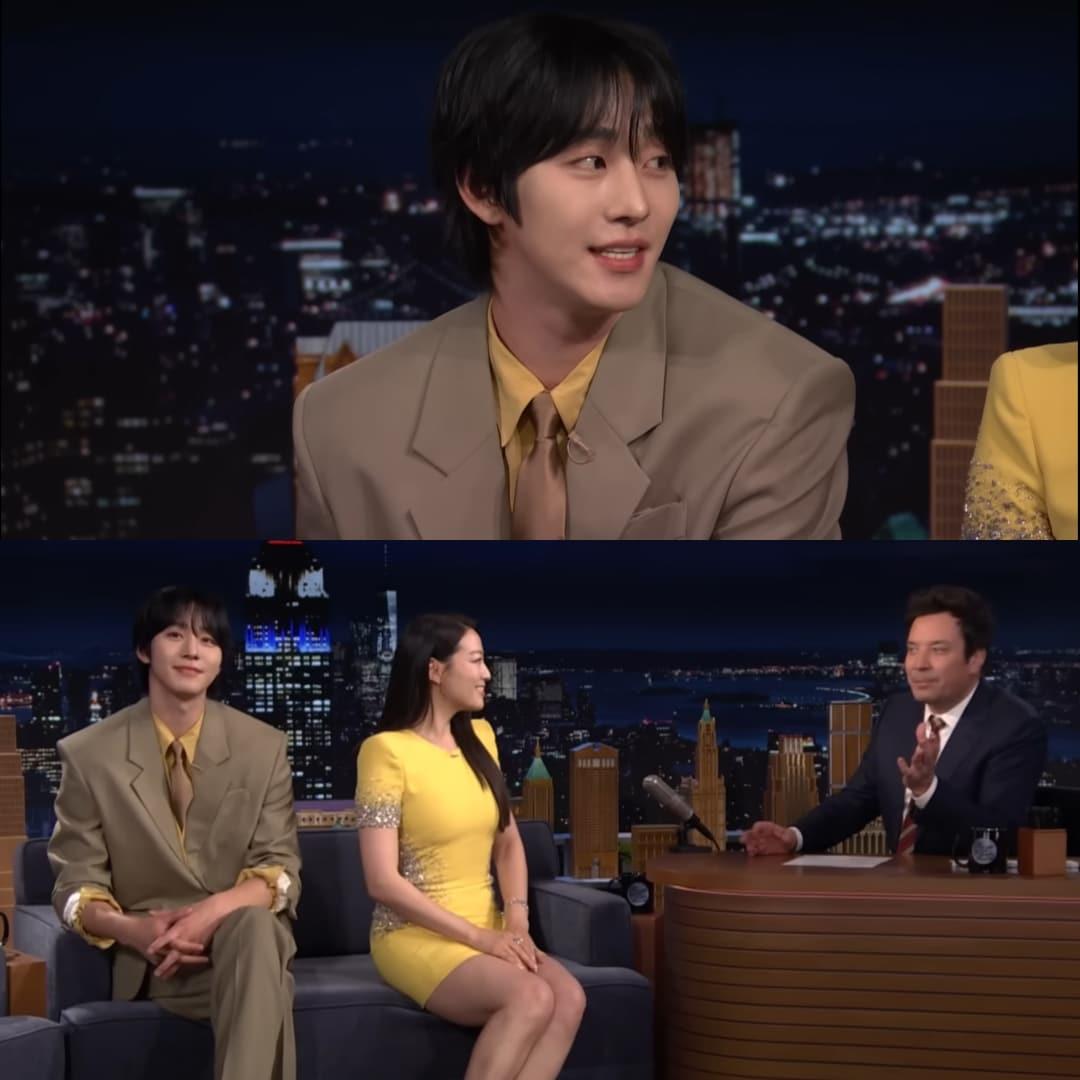 본문 이미지 - 안효섭/  '지미 팰런 쇼' 방송 화면 캡처