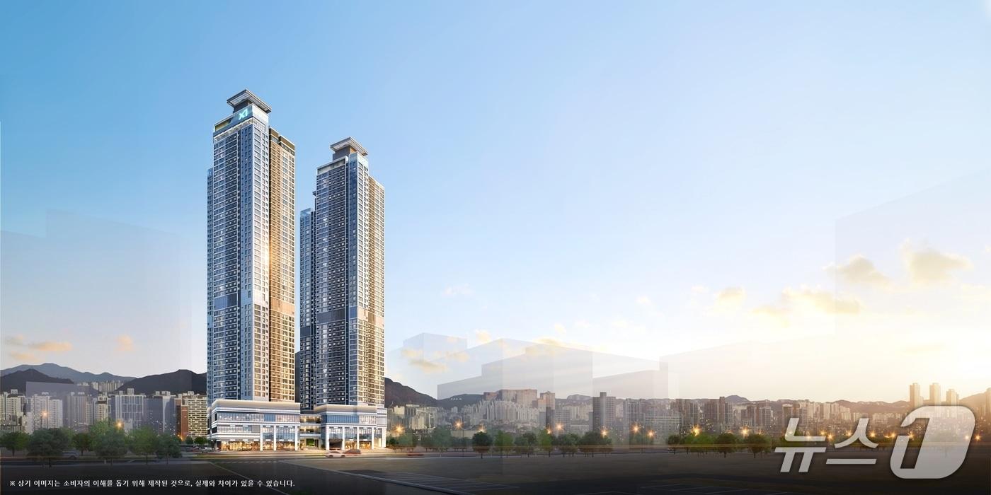 본문 이미지 - 창원자이 더 스카이 투시도 (GS건설 제공) 뉴스1 ⓒ News1