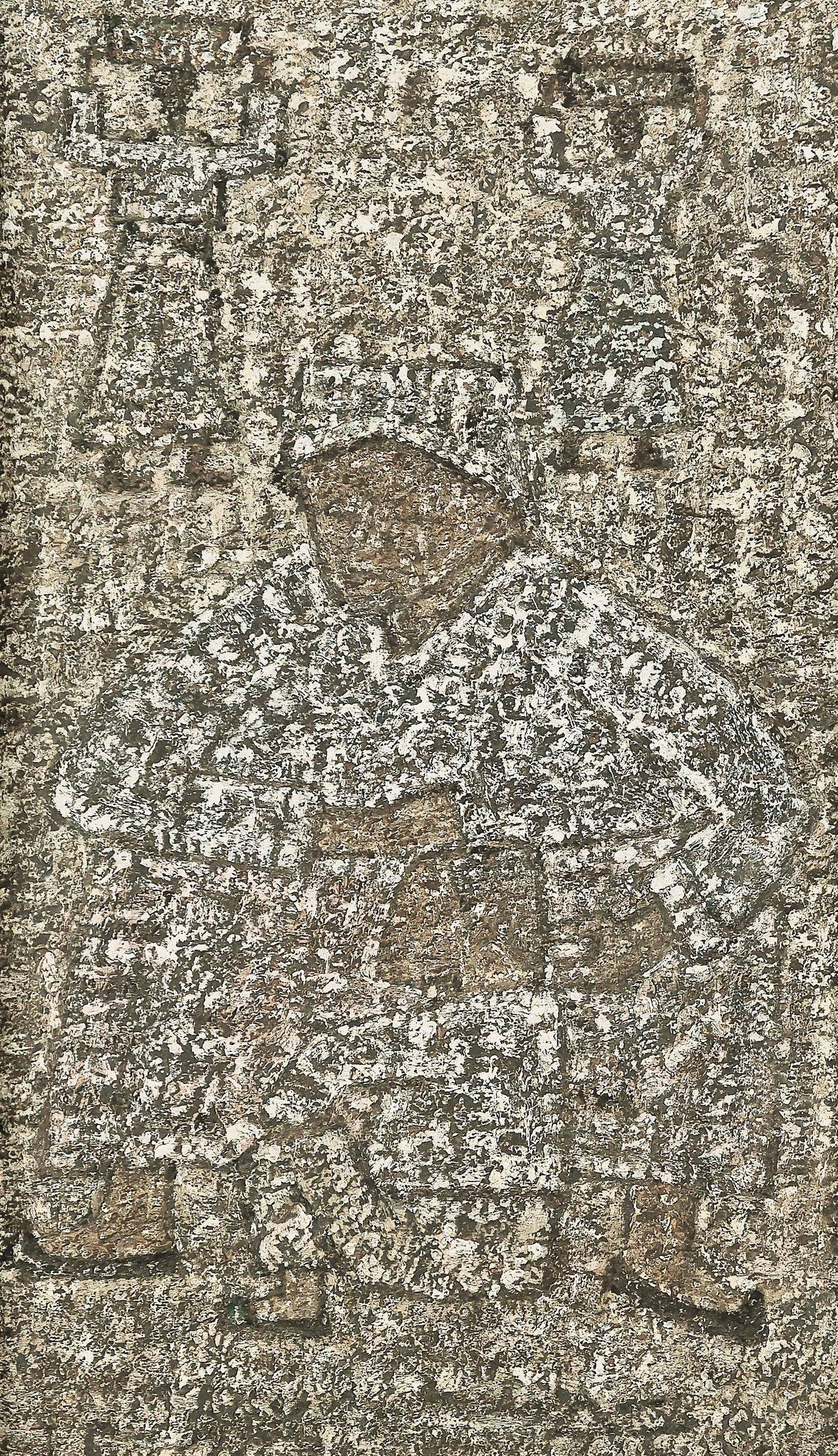 본문 이미지 - Lot. 45, 박수근1914-1965, '모자와 두 여인', oil on masonite, 24.6&times;15cm, 1964 (4.8억~8억원) (서울옥션 제공)