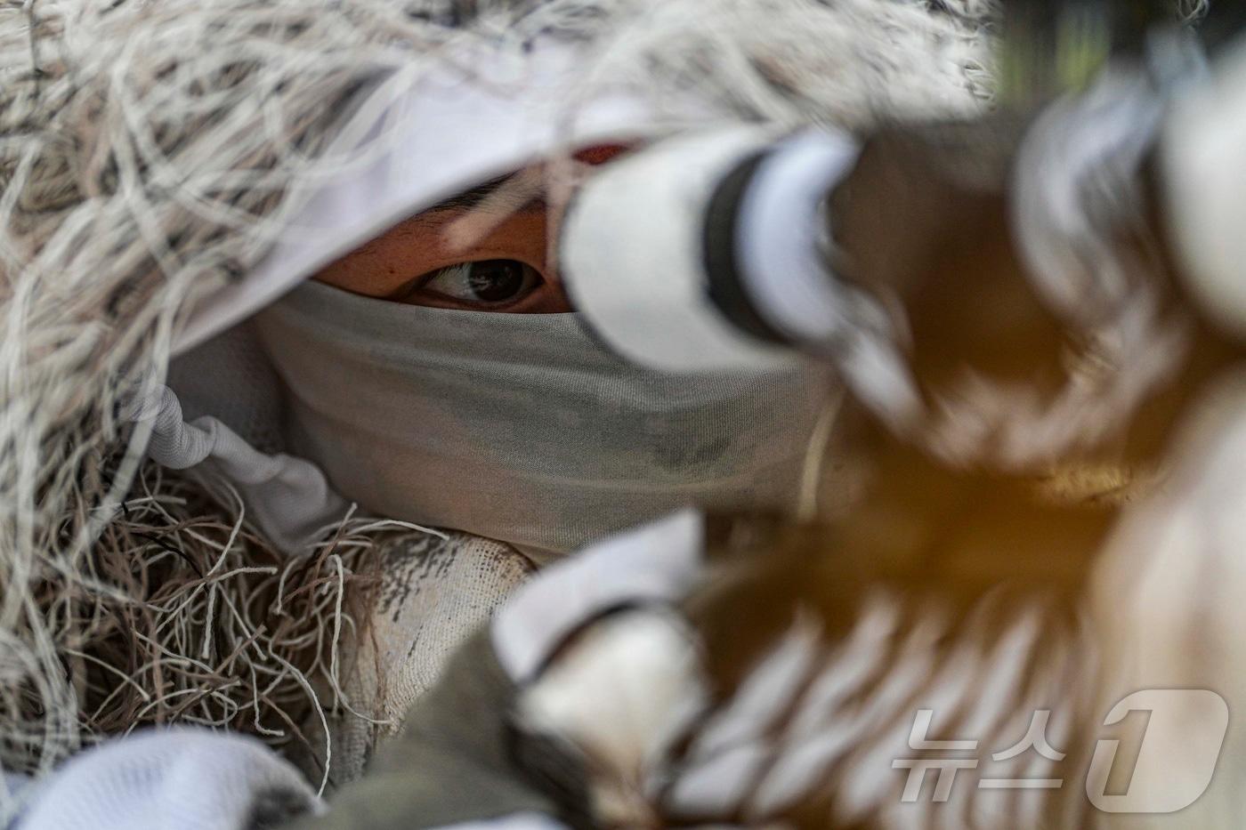 본문 이미지 - 해병대 특수수색여단 동계 설한지 훈련.(자료사진. 재판매 및 DB 금지)