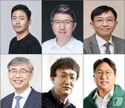 본문 이미지 - KAIST 자랑스러운 동문상 수상자. 위 왼쪽부터 시계방향으로 유동근 ㈜루닛 CAIO, 송은강 캡스톤파트너스㈜ 대표이사, 김상욱 KAIST 신소재공학과 교수, 김준김준기 래블업㈜ CTO, 조병진 KAIST 전기및전자공학부 교수, 김성수 연세대학교 특임교수 /뉴스1