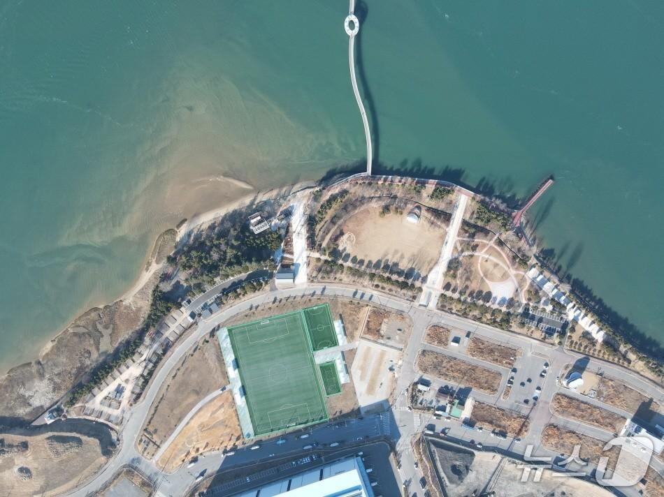 본문 이미지 - 광양시 '배알도 별빛야영장' 