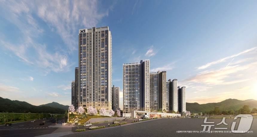 본문 이미지 -  북오산자이 리버블시티 조감도