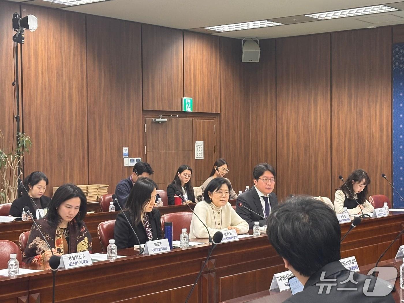 본문 이미지 - 외교부는 16일 김지희 국제경제국장(G20 부셰르파) 주재로 '2026년 제1차 G20 관계부처 회의'를 개최하고, 올해 12월 예정된 미국 마이애미 G20 정상회의 성과 도출을 위한 범부처 협력 방안을 논의했다. 2026.01.16. (외교부 제공) 