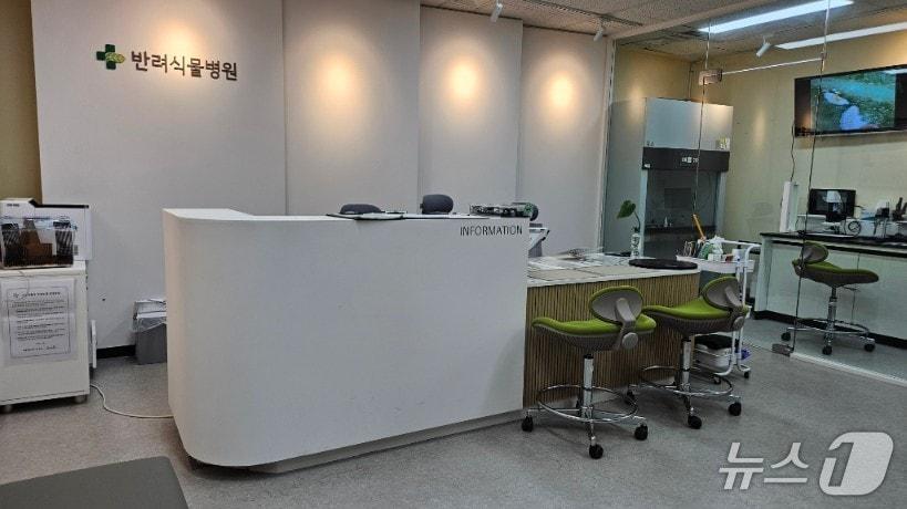 본문 이미지 - 반려식물병원 진단처방실.(서울시 제공)