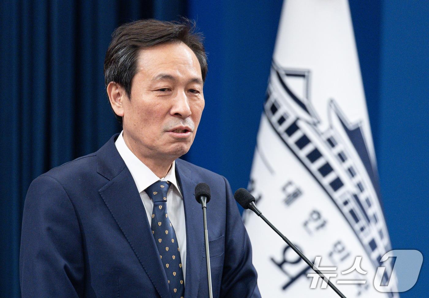 본문 이미지 - 우상호 전 청와대 정무수석. 2026.1.18 ⓒ 뉴스1 이재명 기자