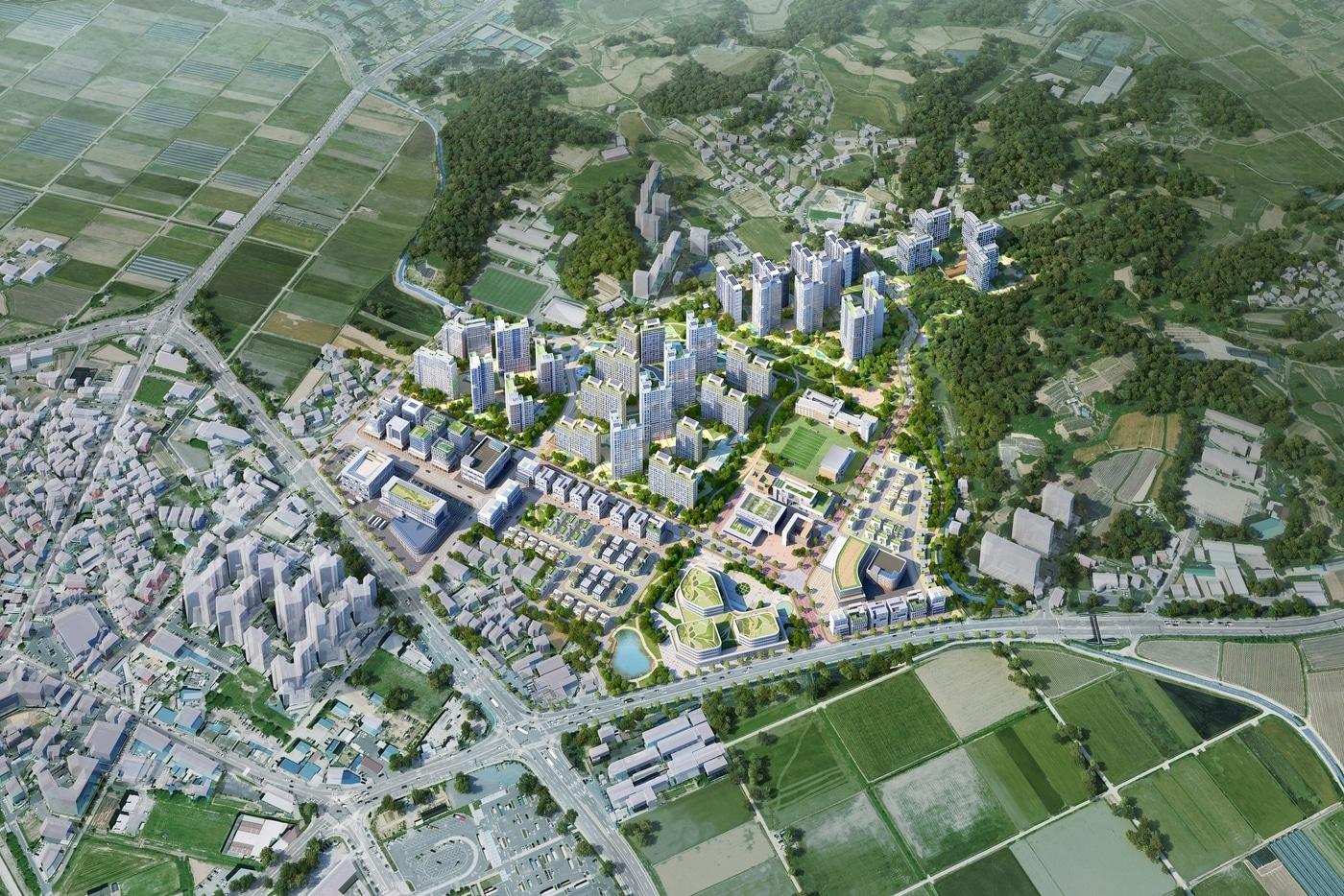 본문 이미지 - 충북 진천 성석지구 도시개발사업 조감도.(진천군 제공, 재판매 및 DB금지)/뉴스1