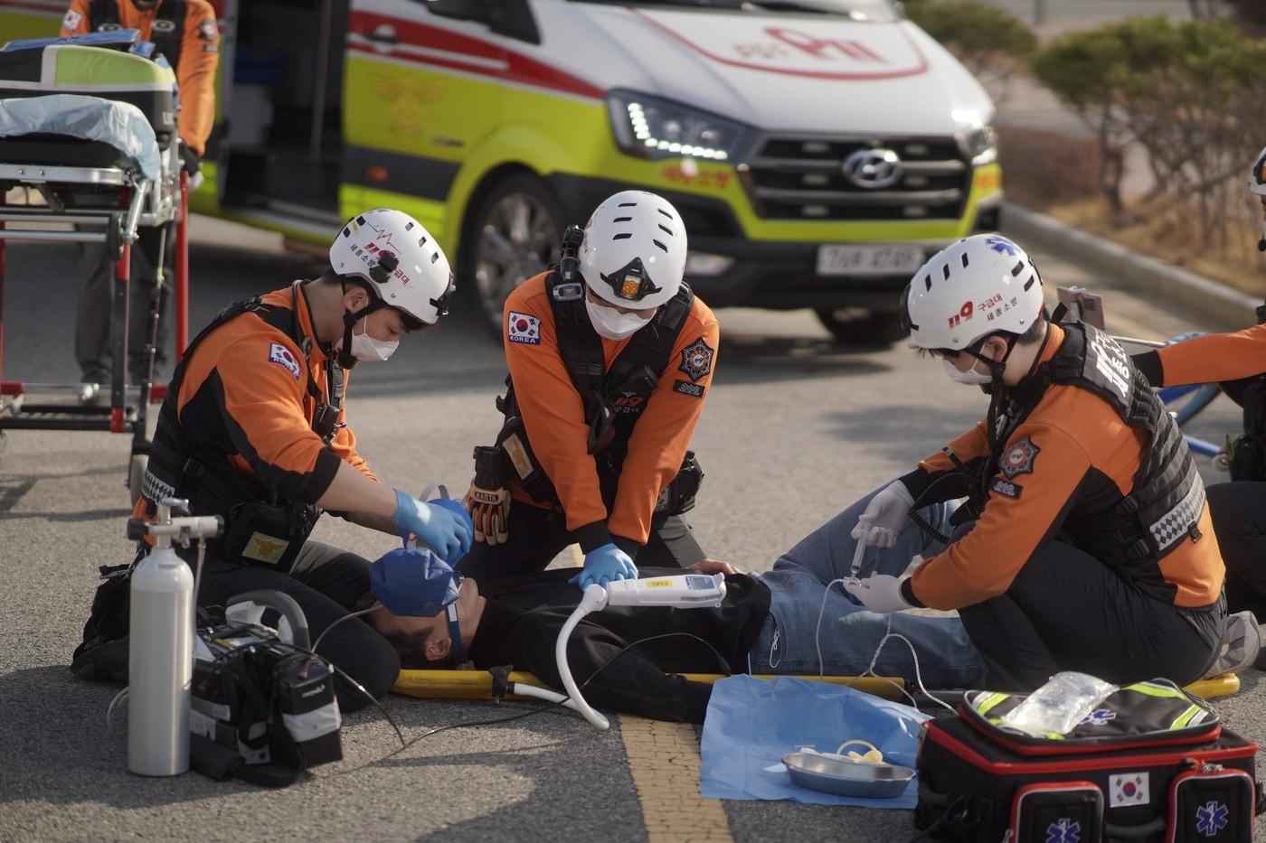 본문 이미지 - 세종소방 전문 응급처지 훈련. (세종소방본부 제공. 재판매 및 DB 금지)
