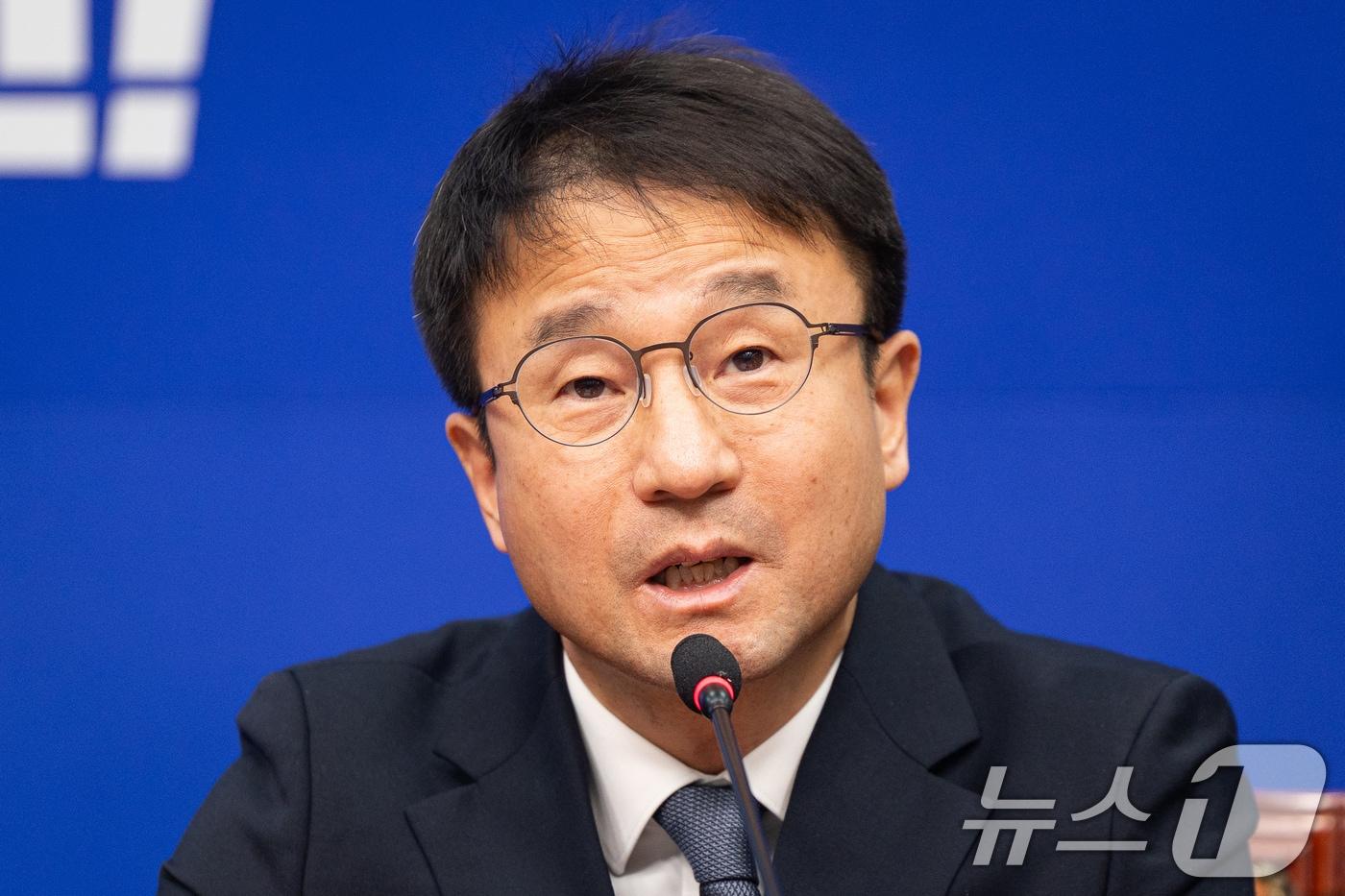 본문 이미지 - 한병도 더불어민주당 원내대표. ⓒ News1 유승관 기자