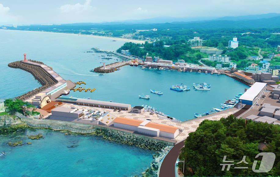 본문 이미지 - 남애항 클린 국가어항 사업 조감도.(양양군 제공, 재판매 및 DB 금지) 2026.1.19/뉴스1