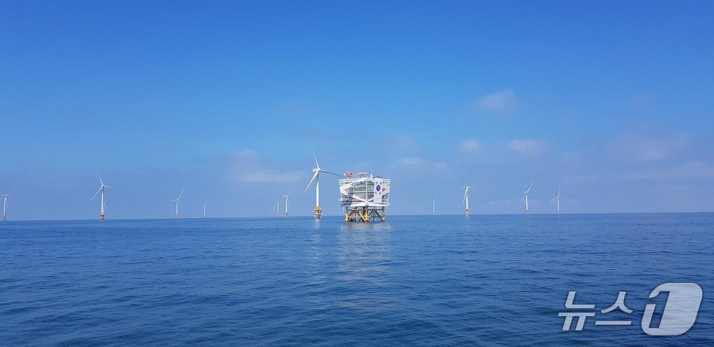 본문 이미지 - 서남권 해상풍력 실증단지 전경.(고창군 제공. 재판매 및 DB금지)