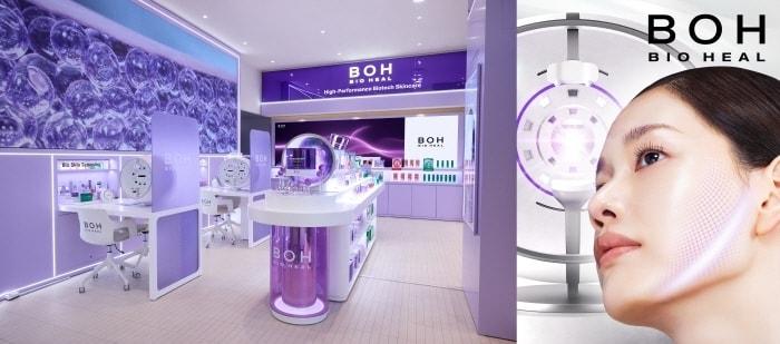 본문 이미지 - 바이오힐 보가 최근 서울 성수동에 처음 문을 연 피부 진단 기반 플래그십 스토어.(바이오힐보제공)