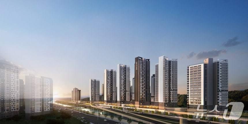 본문 이미지 -  드파인 연희 예상 조감도 (SK에코플랜트 제공)