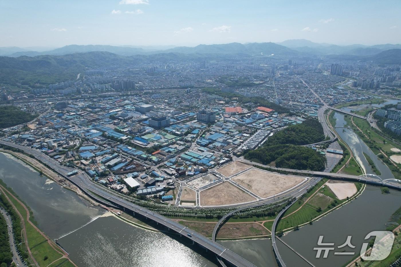 대전산단 재생사업지구 활성화구역 1단계 사업이 준공됐다. (시 제공) / 뉴스1