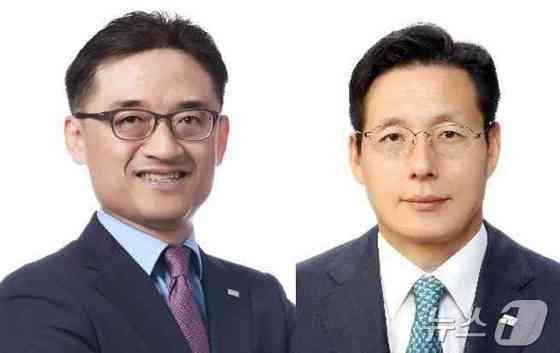 본문 이미지 - 김미섭(왼쪽)·허선호 미래에셋증권 부회장