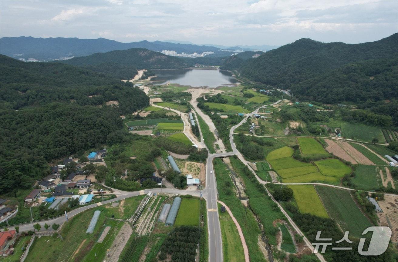 본문 이미지 - 경북 구미 금오산도립공원 내 수점동 집단시설지구.(구미시 제공. 재판매 및 DB금지)/뉴스1