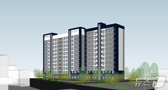 본문 이미지 - 신혼 청년 공공임대주택 조감도