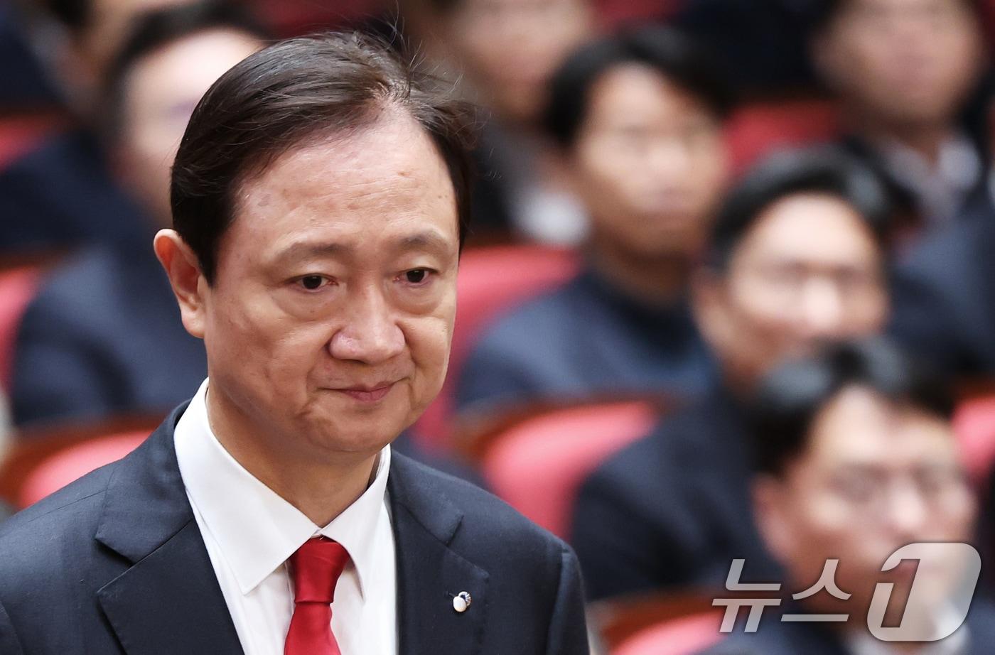 이찬진 금융감독원장이 2일 오전 서울 영등포구 금융감독원에서 열린 2026년 시무식에 참석하고 있다. 2026.1.2/뉴스1 ⓒ News1 오대일 기자