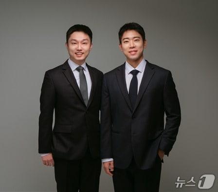 본문 이미지 - 대한공중보건의사협의회(대공협)는 지난달 29일부터 5일간 이뤄진 제40대 회장단 선거에서 단독 출마한 박재일 회장 후보(왼쪽), 정일윤 부회장 후보가 당선됐다고 2일 밝혔다.(대한공중보건의사협의회 제공)