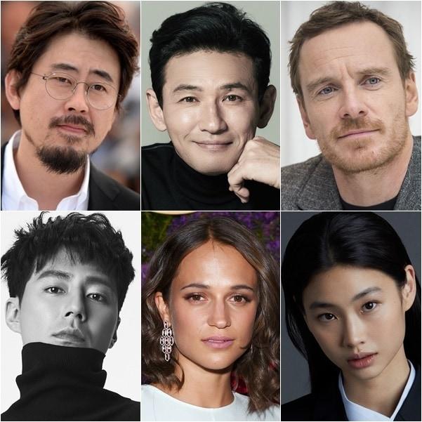 본문 이미지 - 나홍진 감독(위 맨 왼쪽)의 '호프'  캐스팅 라인업