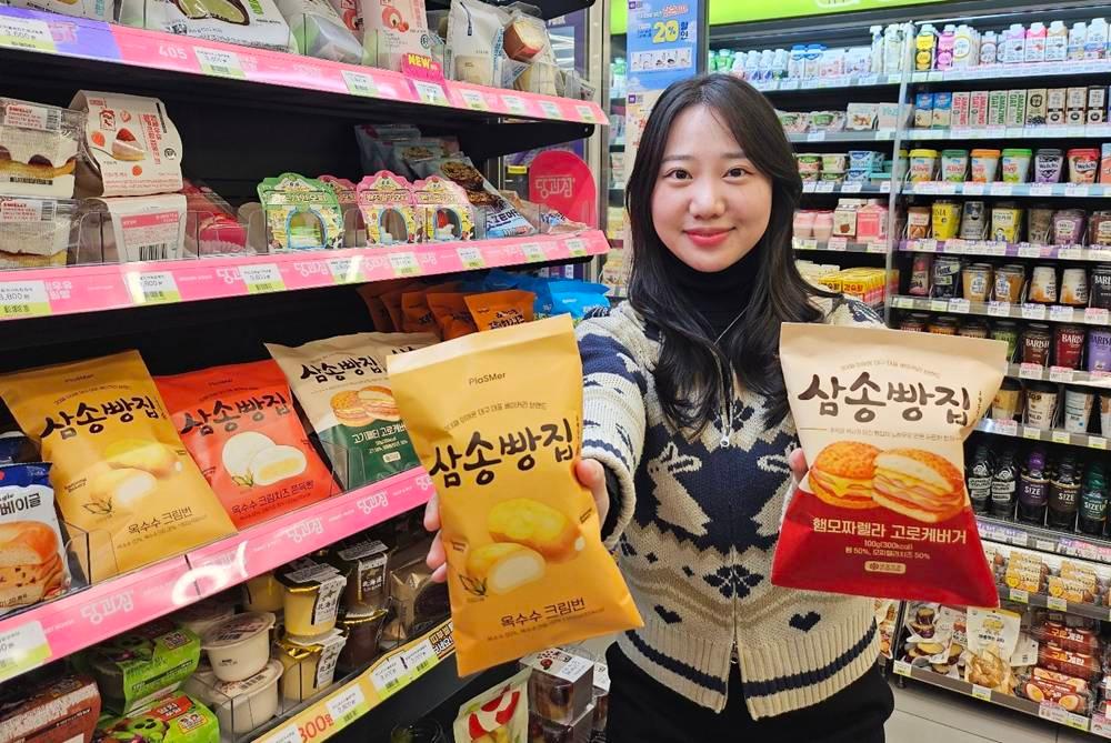 본문 이미지 - CU 삼송빵집 콜라보 빵 시리즈(CU 제공)