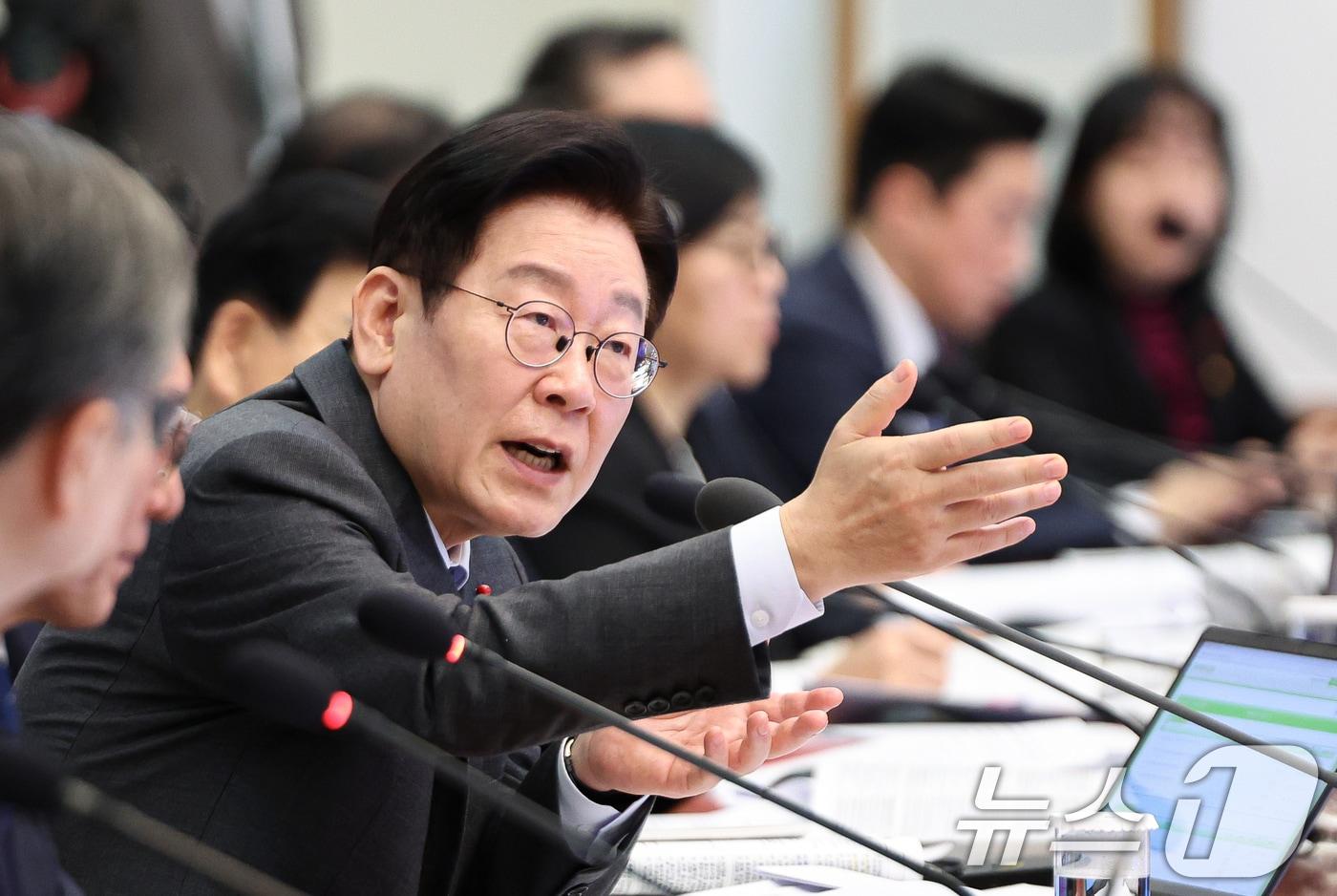 본문 이미지 - 이재명 대통령이 20일 청와대에서 열린 국무회의에서 발언하고 있다. 2026.1.20/뉴스1 ⓒ News1 허경 기자