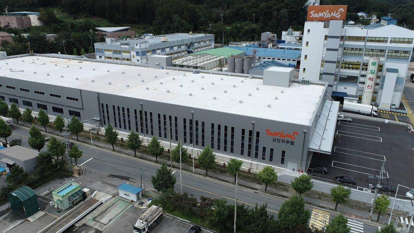 본문 이미지 - 삼양프루웰 원주공장 전경. (삼양식품 제공)ⓒ 뉴스1