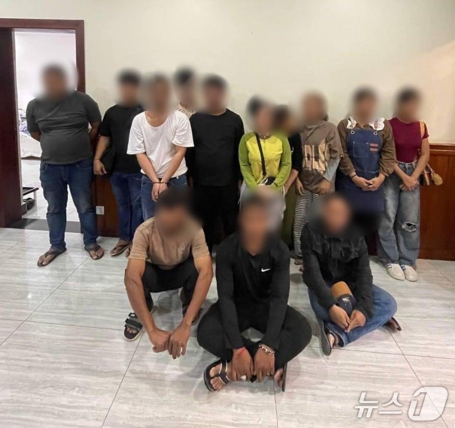 본문 이미지 - 캄보디아 범죄조직 (사진=경기북부경찰청)