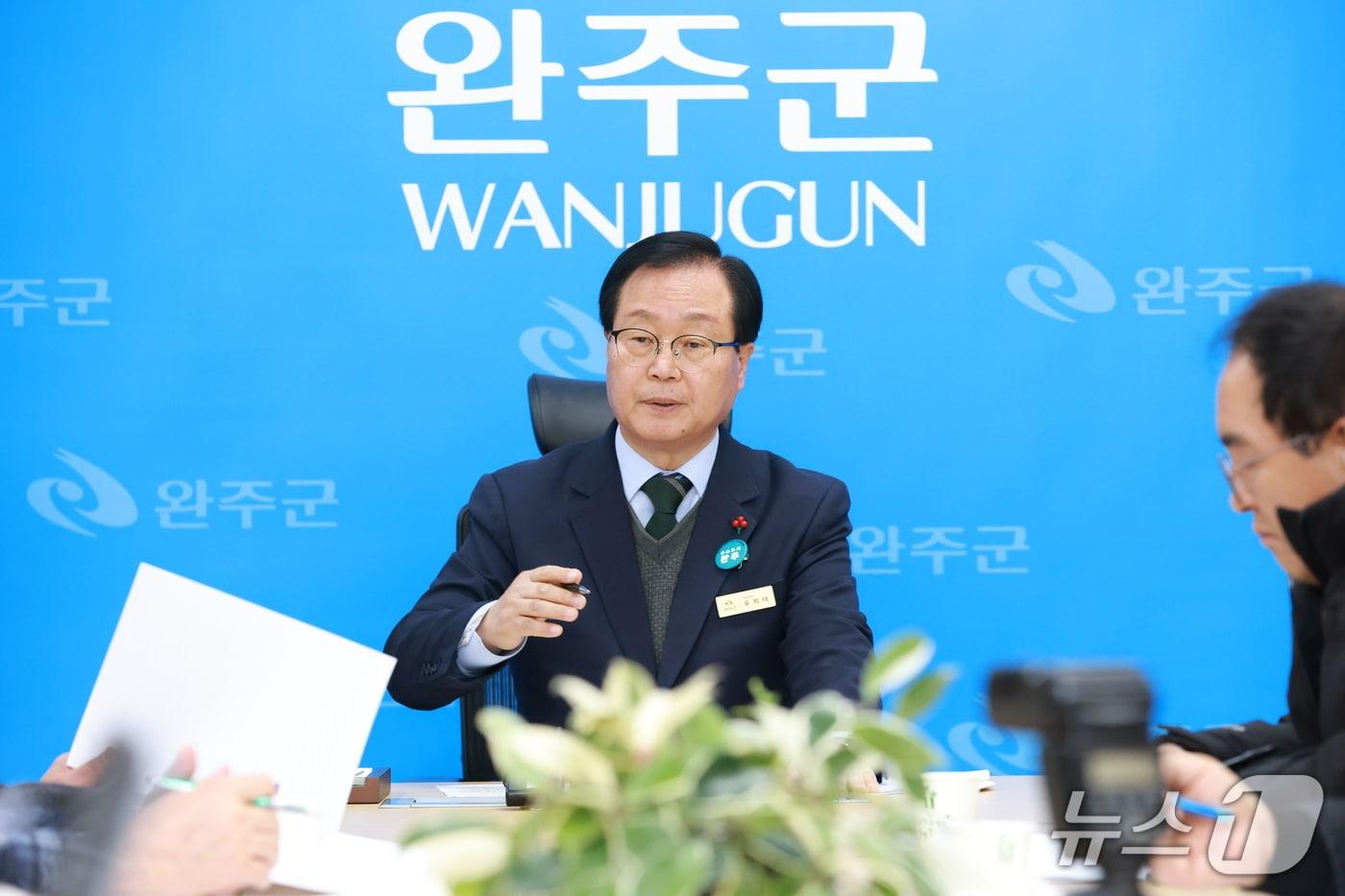 본문 이미지 - 유희태 전북 완주군수(완주군 제공. 재판매 및 DB금지)/뉴스1