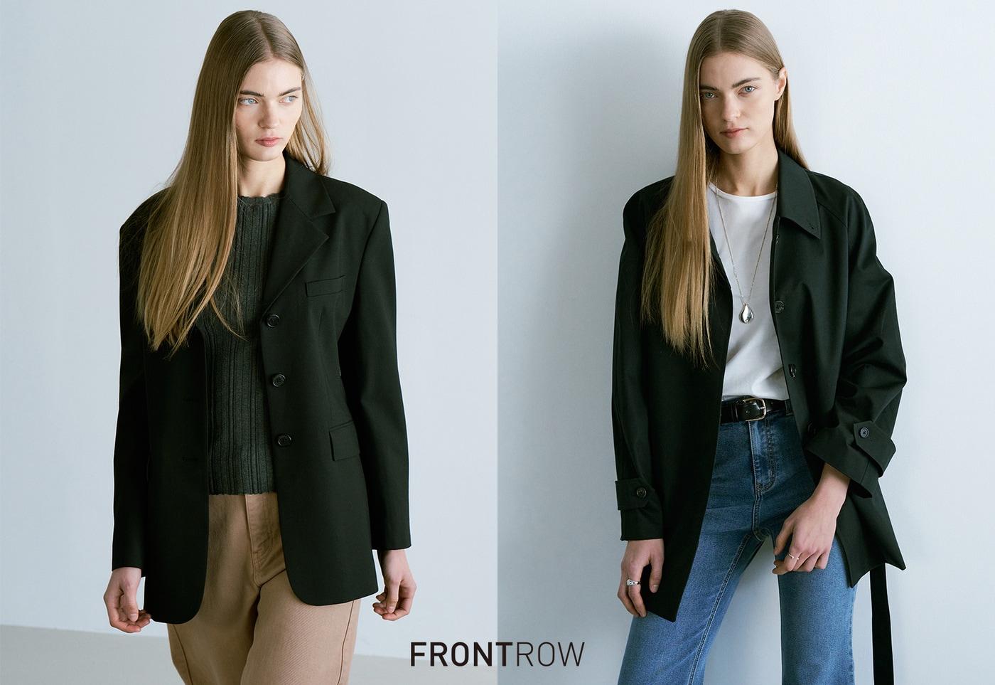 본문 이미지 - 프론트로우(FRONTROW)는 2026년 봄 신상품을 미리 공개한다.(W컨셉제공)