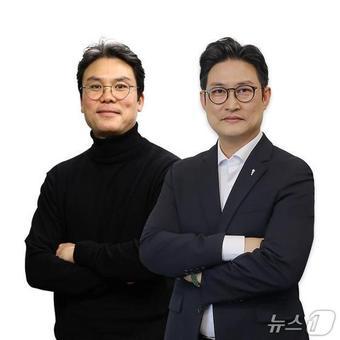 본문 이미지 - 한선호 베스핀글로벌 AI&Data BC 센터장 부사장과 한대영 베스핀글로벌 AI 밸류체인 BC 및 엔터프라이즈 이머징 부문장 부사장