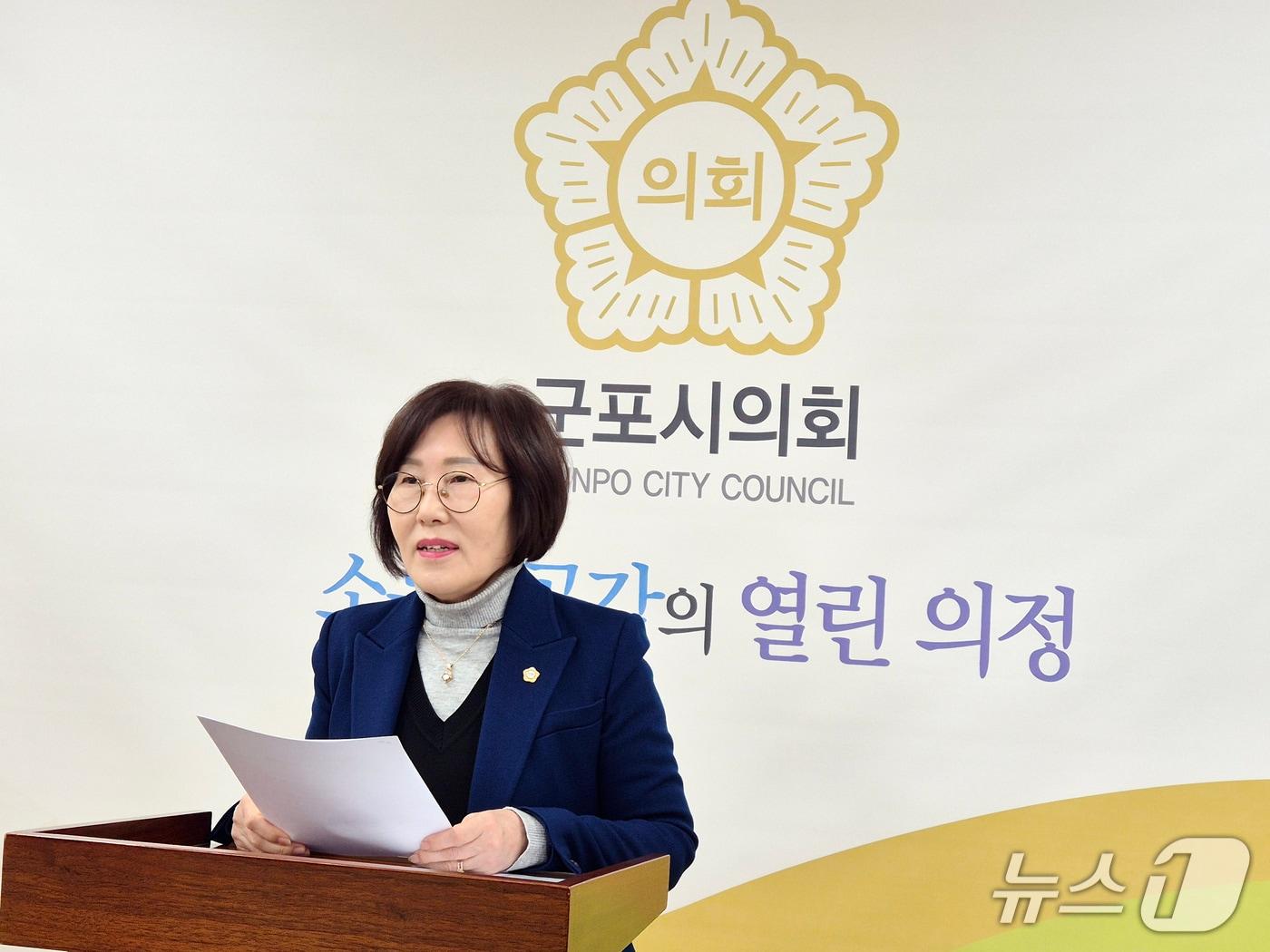 본문 이미지 - 신금자 경기 군포시의회 부의장. (신 부의장 제공. 재판매 및 DB 금지) 2026.1.21/뉴스1