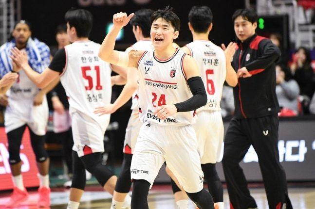 본문 이미지 - 안양 정관장 문유현.(KBL 제공)