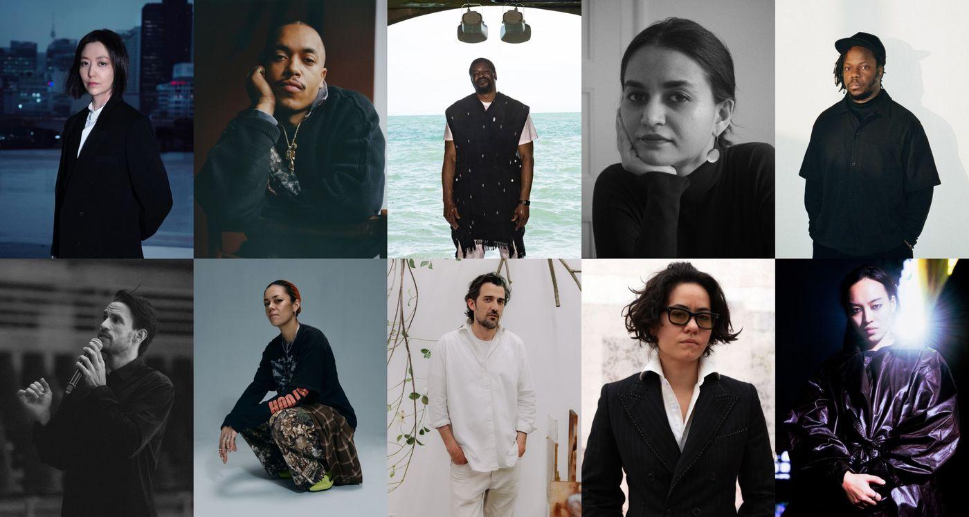 본문 이미지 - '샤넬 넥스트 프라이즈'(CHANEL Next Prize) 2026 수상자. 상단 왼쪽부터 김아영, 폴 타부렛, 에메카 오그보, 파얄 카파디아, 앰브로스 아킨무시리, 마르코 다 시우바 페레이라, 안드레아 페냐, 알바노 우르바노, 바바라 산체스 케인, 판 다이징 (샤넬 컬처 펀드 제공)