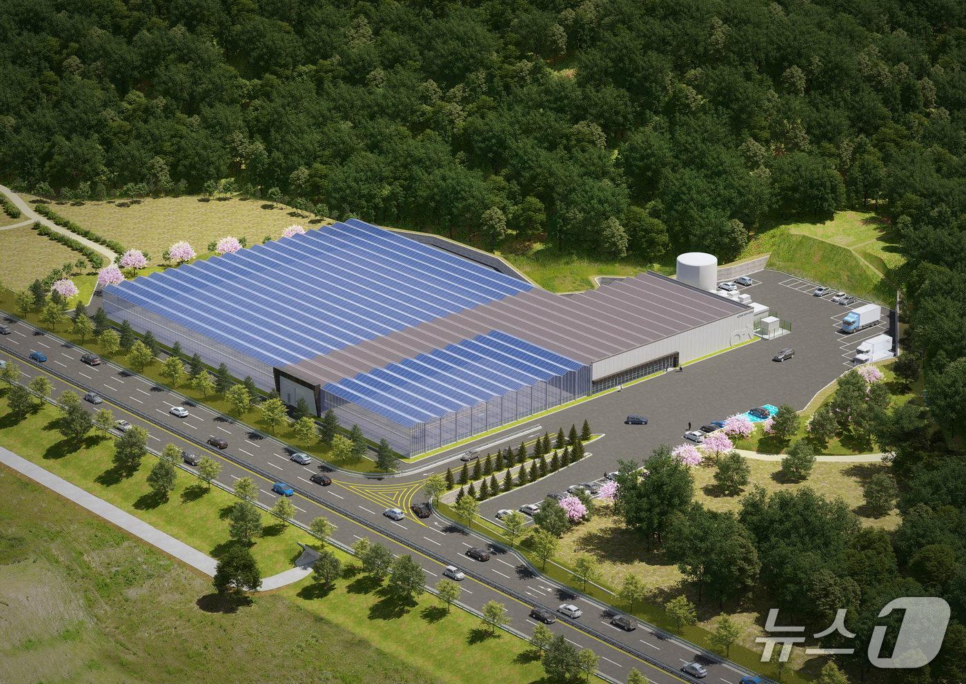 본문 이미지 - 알천터 스마트팜 조감도(영동군 제공. 재판매 및 DB금지) /뉴스1 