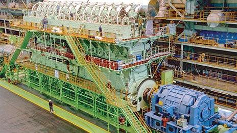 본문 이미지 - 한화엔진 생산시설(한화엔진 홈페이지 갈무리).