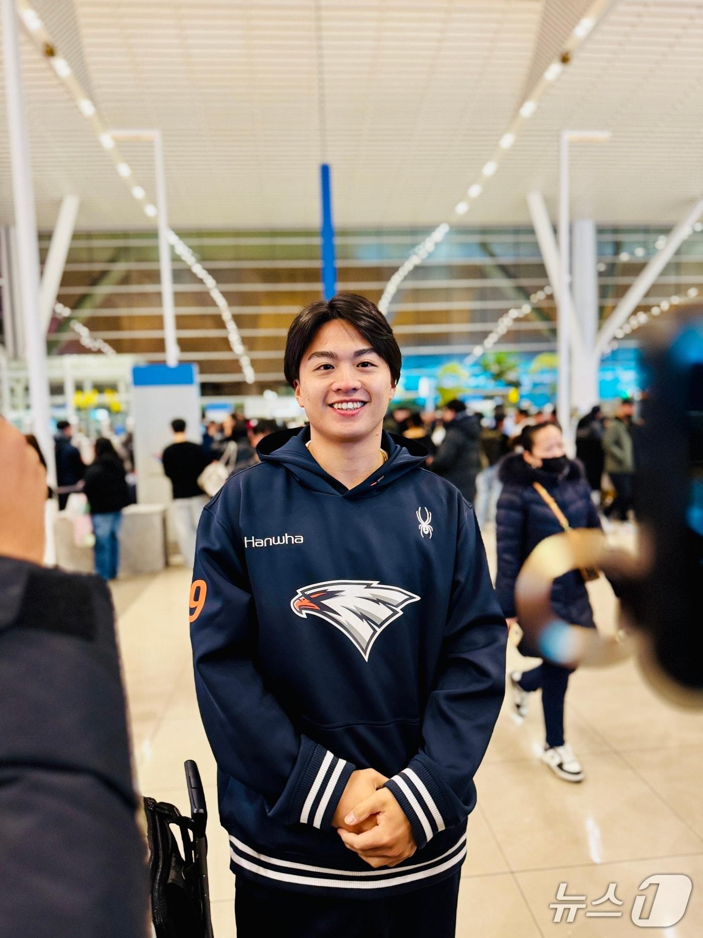 본문 이미지 - 한화 이글스 아시아쿼터 왕옌청.2026.1.23/뉴스1 ⓒ News1 서장원 기자