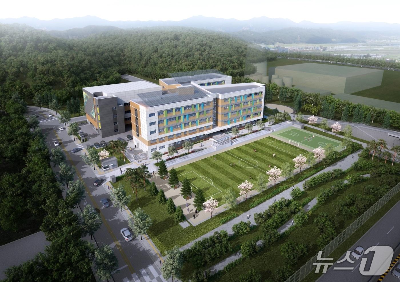 본문 이미지 - 대전 원신흥중학교 교실증축 조감도(대전시교육청 제공) /뉴스1