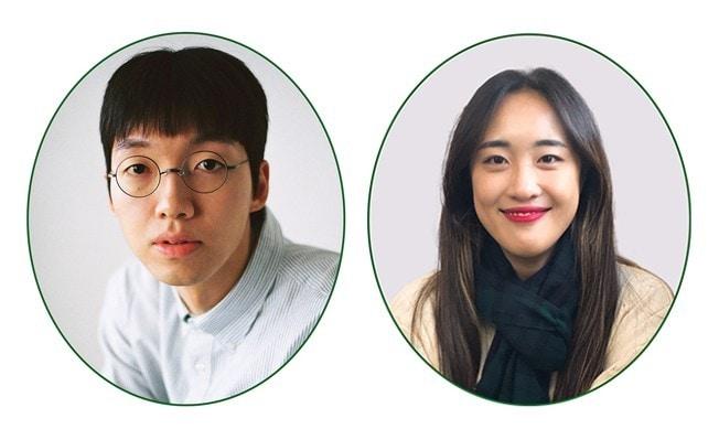 본문 이미지 - '항해사' 선주태\ 작가(왼쪽)와 '스탠 바이미' 임지호 작가 (한국극작가협회 제공)