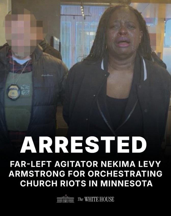 본문 이미지 - 백악관이 게시한 내키마 레비 암스트롱의 사진. (백악관 소셜미디어 엑스 캡쳐)