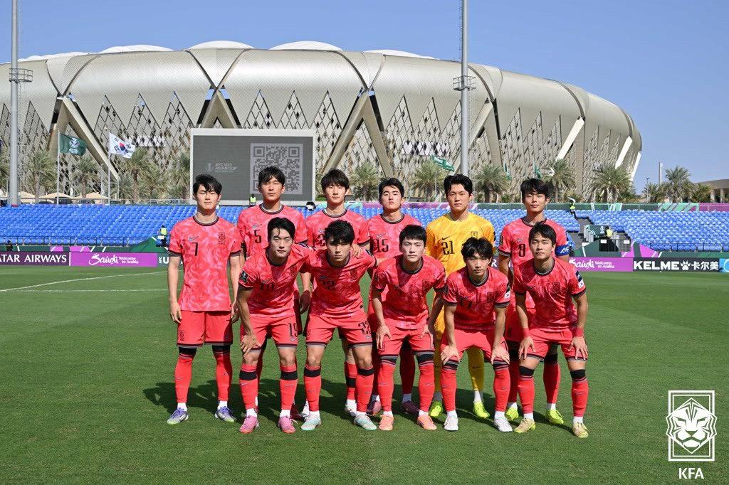 본문 이미지 - AFC U23 아시안컵에 참가 중인 한국 U23 축구대표팀 (대한축구협회 제공)