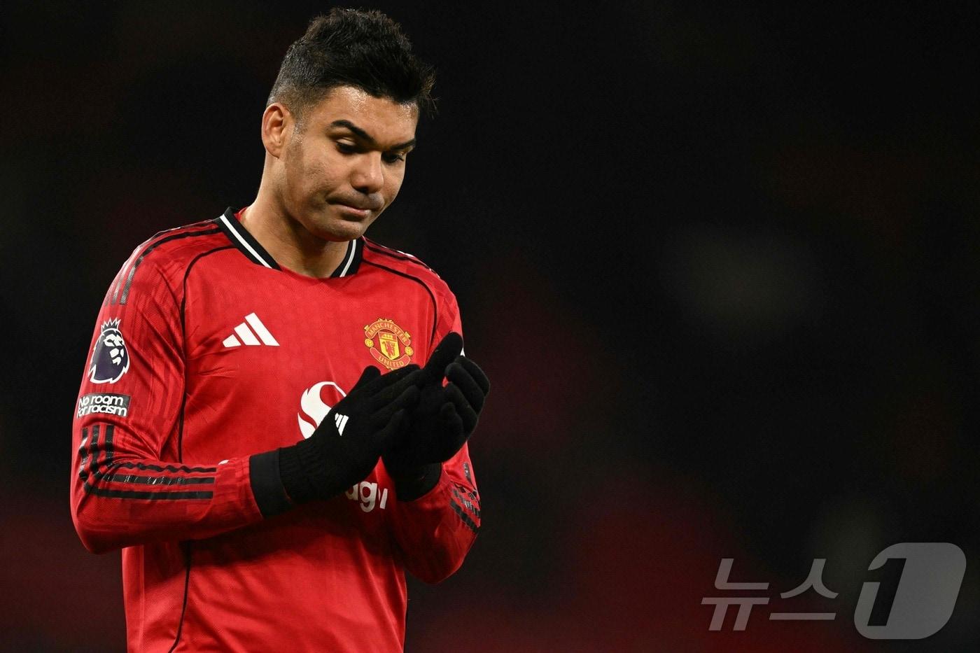 본문 이미지 - 맨체스터 유나이티드의 카세미루. ⓒ AFP=뉴스1