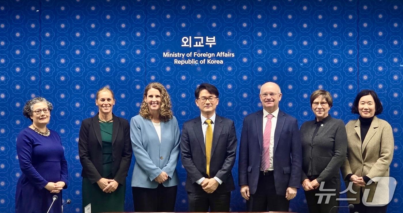 본문 이미지 - 외교부와 유엔마약범죄사무소(UNODC)는 23일 범정부 차원의 첫 고위급 회의인 '한-UNODC 전략대화'를 개최했다. 2026.01.23. (외교부 제공)