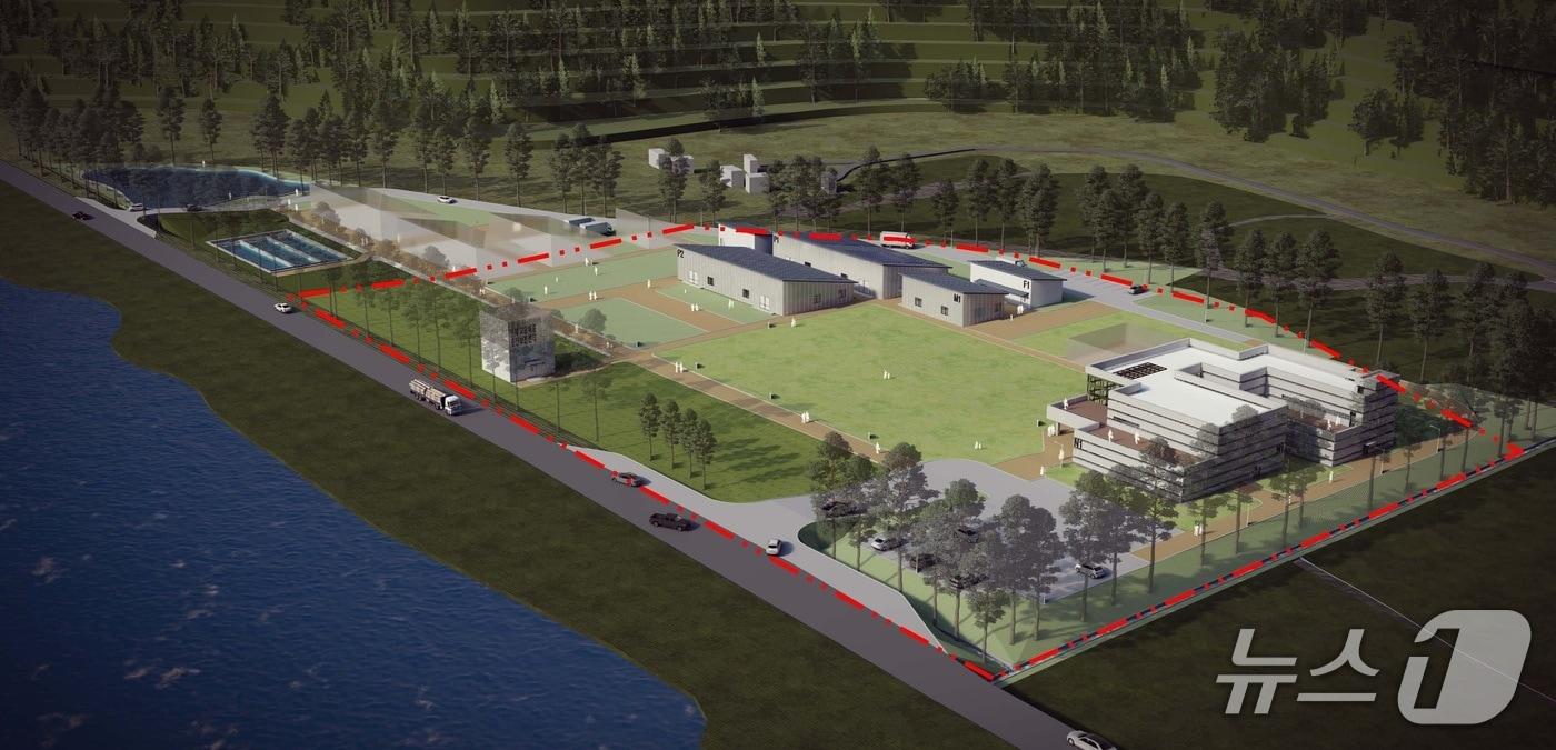 본문 이미지 - 토속어종건립센터 조감도.(인제군 제공. 재판매 및 DB금지)/뉴스1